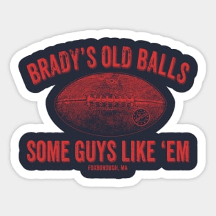 Brady's Old Balls Sticker